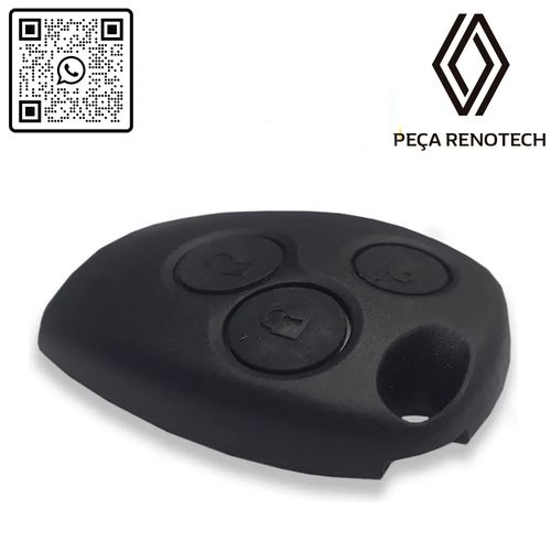 RN 123457-P 6001551303 CAPA DO TELECOMANDO COM 3 BOTOES SANDERO DUSTER LOGAN CLIO-1